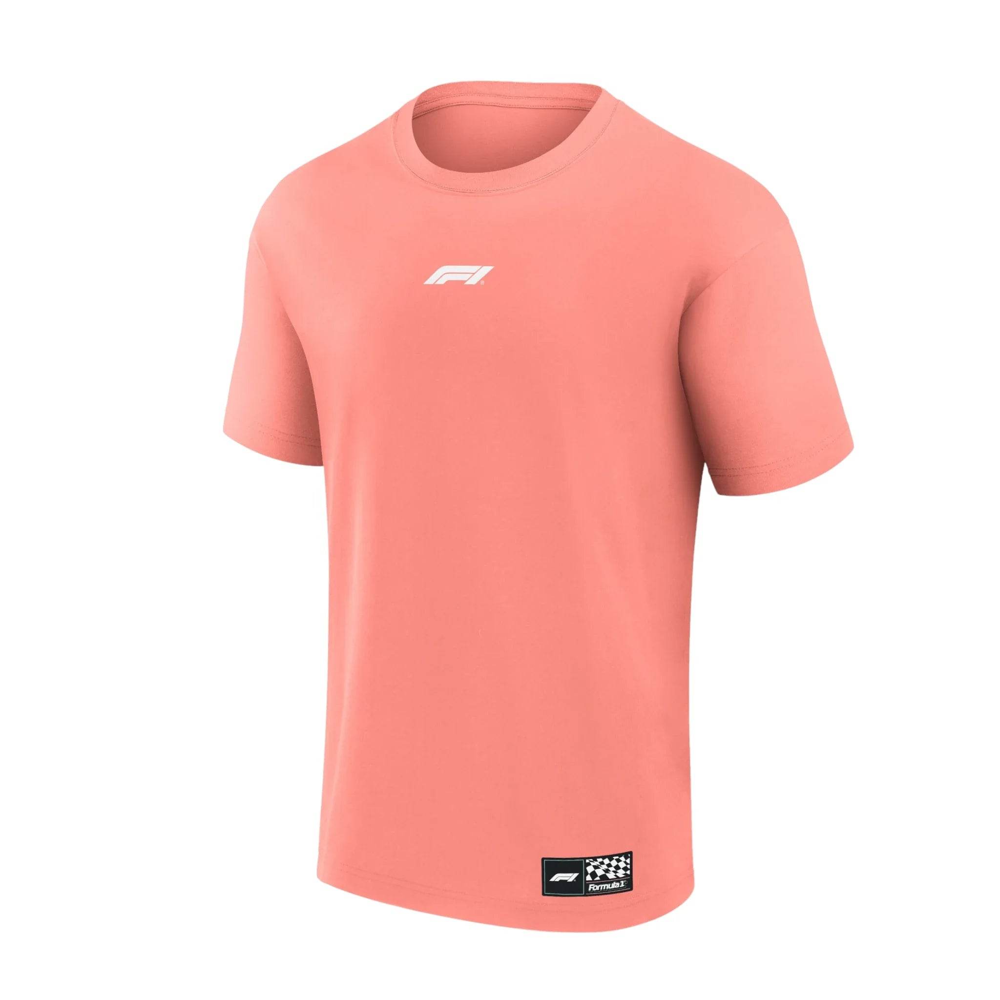 Formula 1 Beach Club Printed T-Shirt Coral - Dash Racegear Store