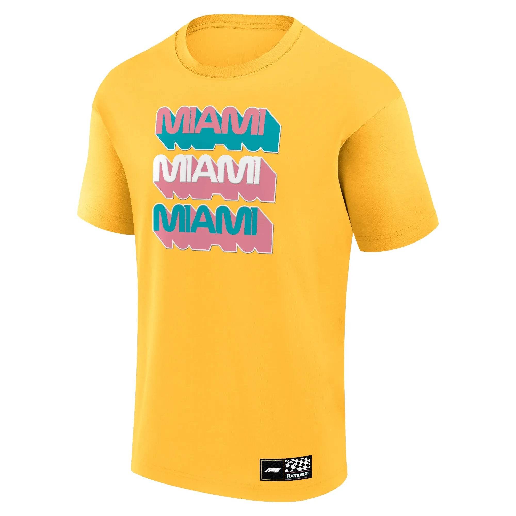 Formula 1 Miami T - Shirt Yellow