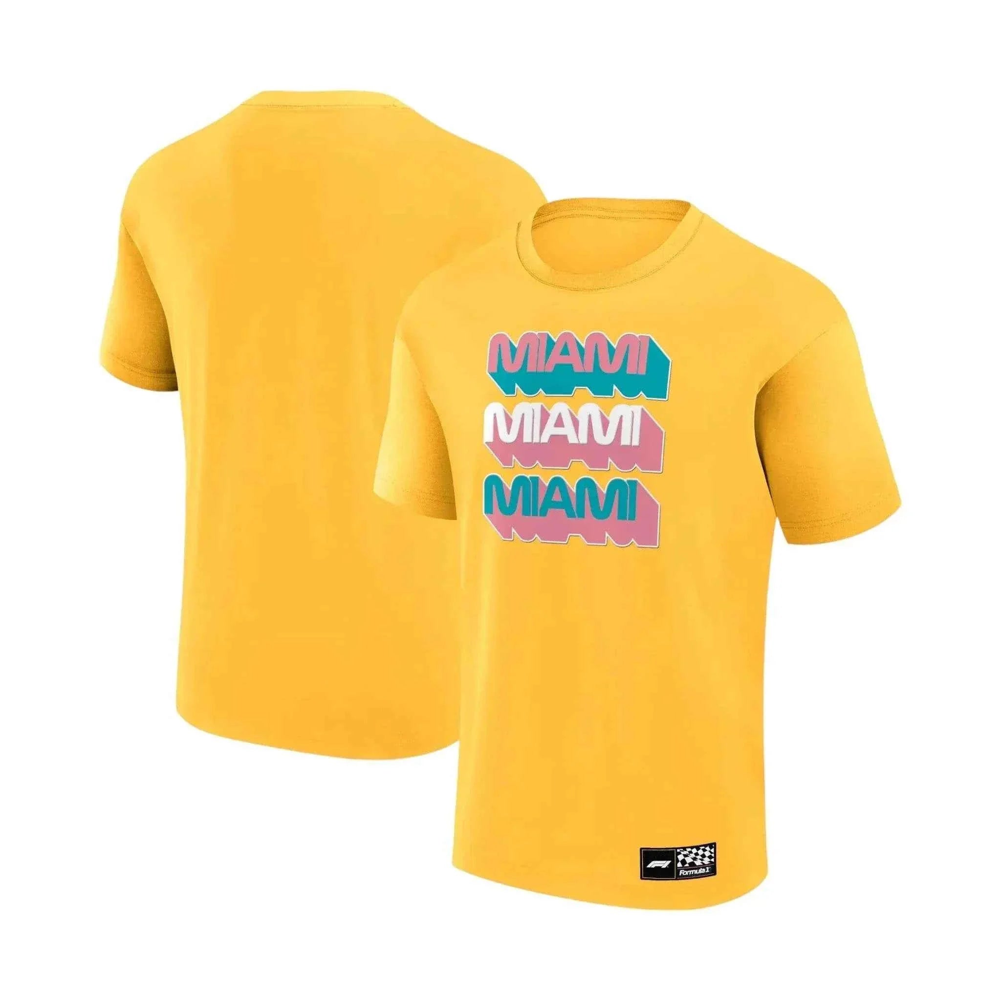 Formula 1 Miami T - Shirt Yellow