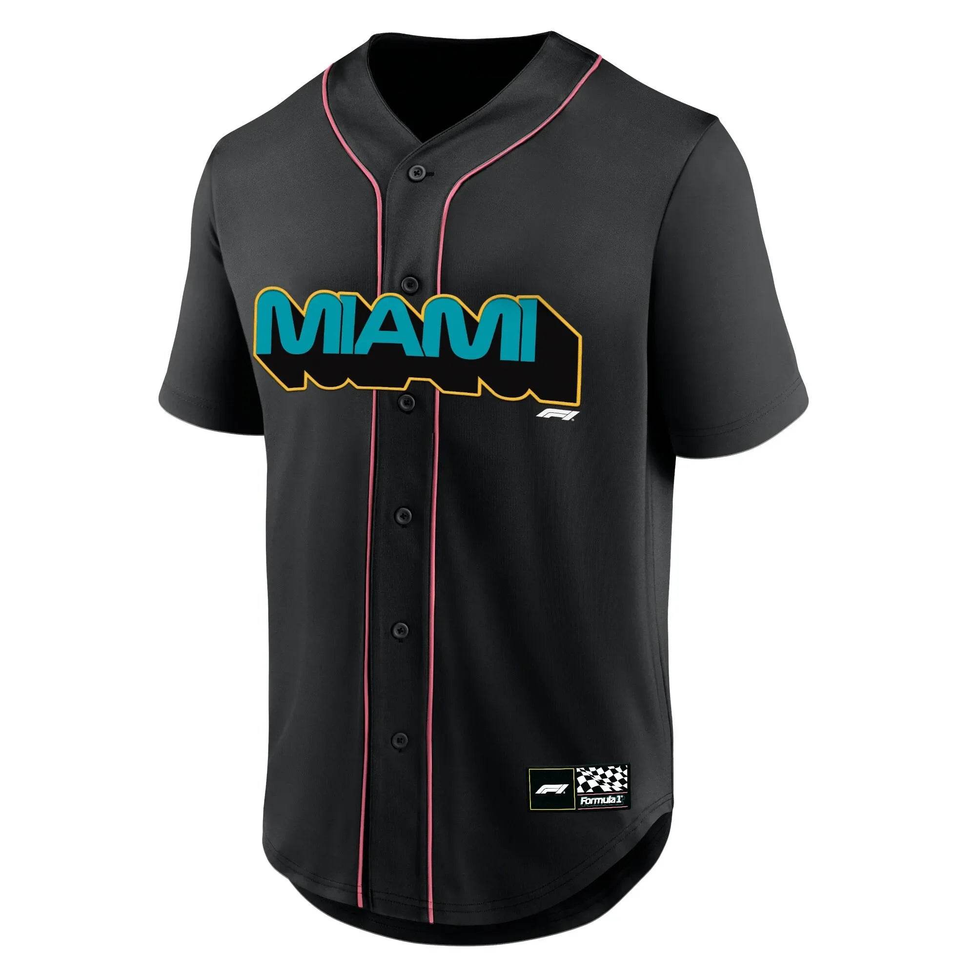 Formula 1 Miami Franchise Baseball Jersey - Dash Racegear Store