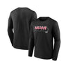 Formula 1 Miami Wordmark Graphic Long Sleeve T - Shirt Black - 3.0XL - Men's
