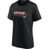 Formula 1 Miami Wordmark Graphic Womens T - Shirt Black