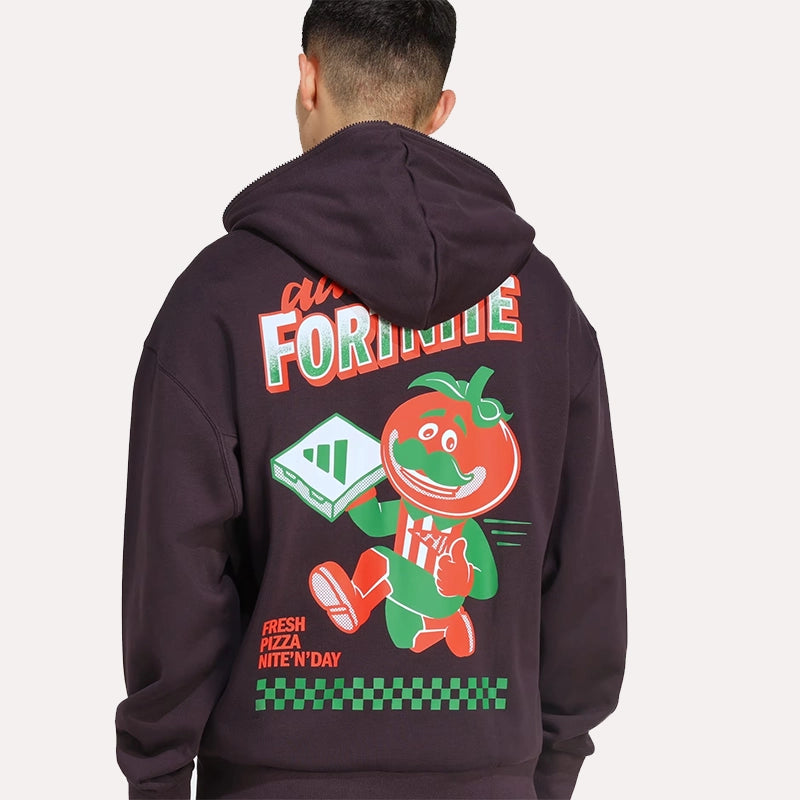 Adidas x Fortnite Zip Hoodie Hoodie unisex detail view 10 | Dash Racegear — Adidas Gamer Hoodie – Fortnite Zip-Up Release