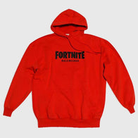 Fortnite x Balenciaga Hoodie Hoodie unisex front product view | Dash Racegear — Fortnite Balenciaga Luxury Streetwear Hoodie Trending Online