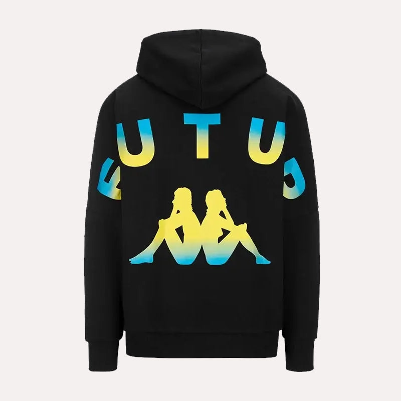 Kappa Futur Hoodie Hoodie unisex detail view 2 | Dash Racegear — Kappa Hoodie – Futur Festival Edition Streetwear