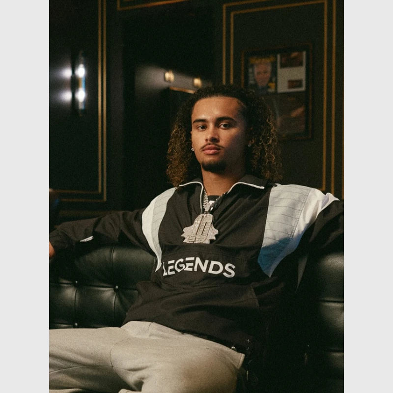Future Legends Starter Jacket Jacket unisex detail view 3 | Dash Racegear — Authentic Future Legends Starter Jacket retro-inspired look