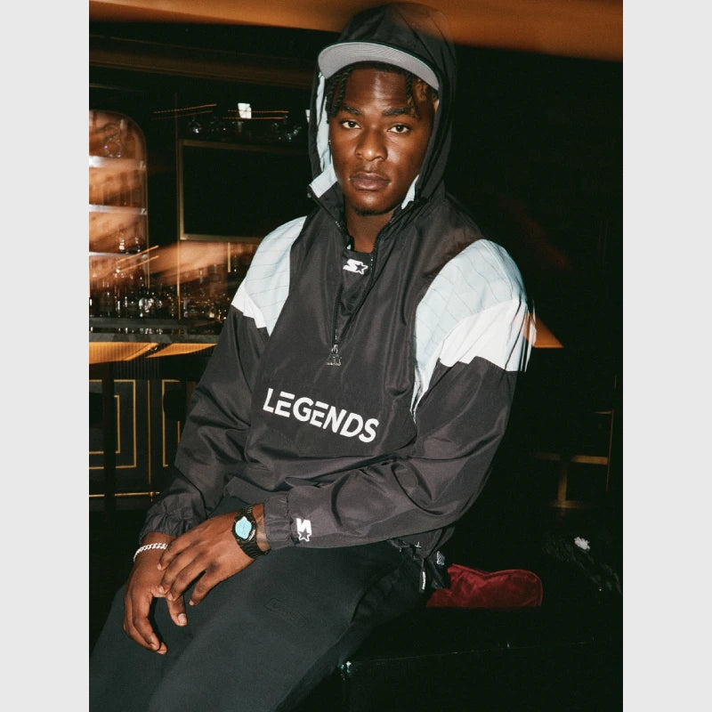Future Legends Starter Jacket Jacket unisex detail view 4 | Dash Racegear — Future Legends Starter Jacket sports-inspired street fashion