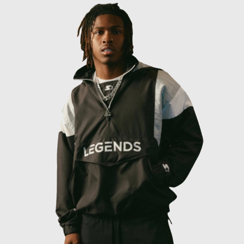 Future Legends Starter Jacket Jacket unisex detail view 7 | Dash Racegear — Future Legends Starter Jacket for casual urban fashion