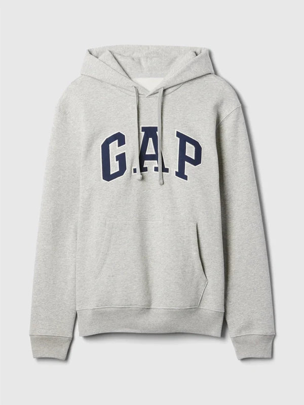 Gap x Young Miko Hoodie Hoodie unisex detail view 2 | Dash Racegear — Grey Gap x Young Miko 2026 fleece hoodie with relaxed fit and soft lining for everyday comfort.