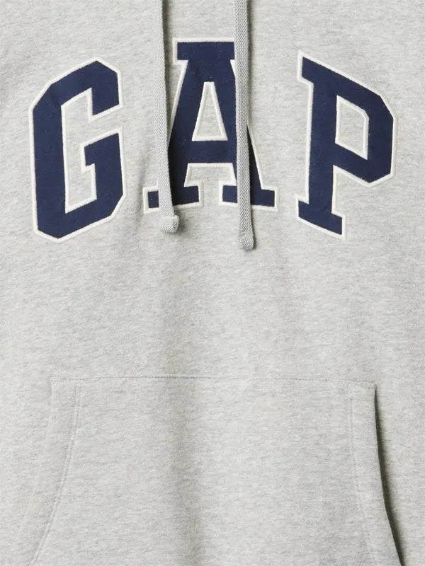Gap x Young Miko Hoodie Hoodie unisex detail view 3 | Dash Racegear — Gap x Young Miko grey pullover hoodie in fleece, ideal for laid-back outfits and casual wear.