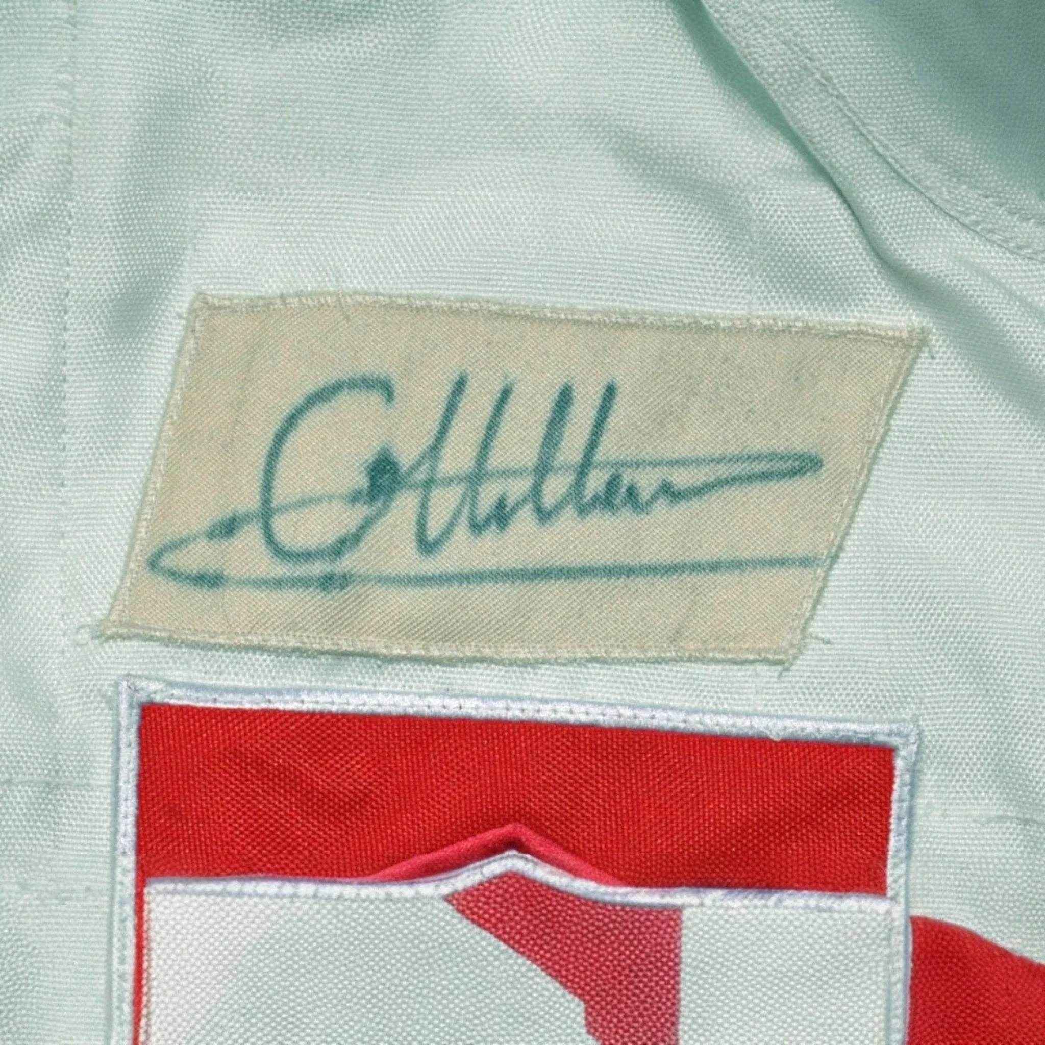 Gilles Villeneuve 1980 Ferrari F1 Race Suit Replica – Signed