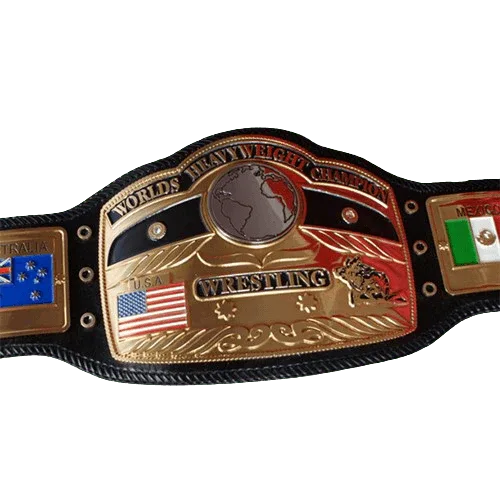 Worlds Heavy Weight Championship belt with Block Logo - 2 | Dash Racegear