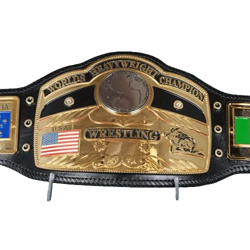 Worlds Heavy Weight Championship belt with Block Logo - 1 | Dash Racegear