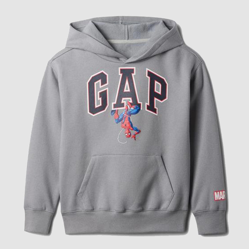 Gap Spiderman Hoodie Hoodie unisex front product view | Dash Racegear — Spiderman Hoodie by Gap – Comfortable and Heroic Fashion
