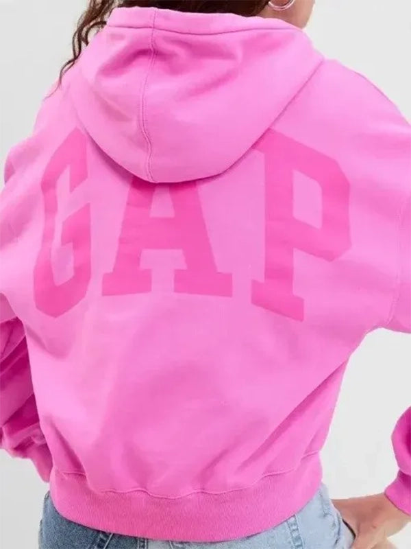 Pink Gap Hoodie Hoodie unisex detail view 4 | Dash Racegear — Hot pink Gap hoodie, vintage pullover design with soft fabric for a bold, casual statement.