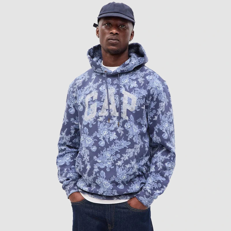 Floral Gap Hoodie Hoodie unisex detail view 2 | Dash Racegear — Gap Hoodie with Floral Design – Perfect for a Laid-Back Look