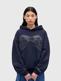 Gap × Sandy Liang Bow Oversized Hoodie Hoodie unisex detail view 3 | Dash Racegear — Oversized bow hoodie from Gap × Sandy Liang fall fashion drop