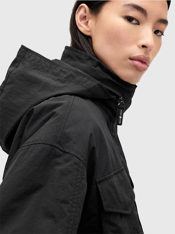 Gap × Sandy Liang Lace-trim Cinched Jacket Jacket unisex detail view 6 | Dash Racegear — Statement Gap × Sandy Liang jacket with lace-trimmed silhouette