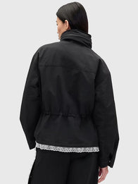Gap × Sandy Liang Lace-trim Cinched Jacket Jacket unisex detail view 4 | Dash Racegear — Sandy Liang collaboration jacket with cinched waist and lace accents
