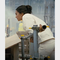 A Working Man 2025 Jenny Garcia White Jacket Jacket unisex detail view 4 | Dash Racegear — Jenny Garcia’s White Jacket – A Working Man 2025 Fashion