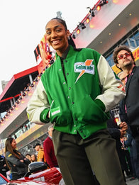 A’ja Wilson Gatorade Varsity Jacket Varsity Jacket unisex detail view 4 | Dash Racegear — Varsity Jacket A’ja Wilson – Gatorade Fan Favorite Gear
