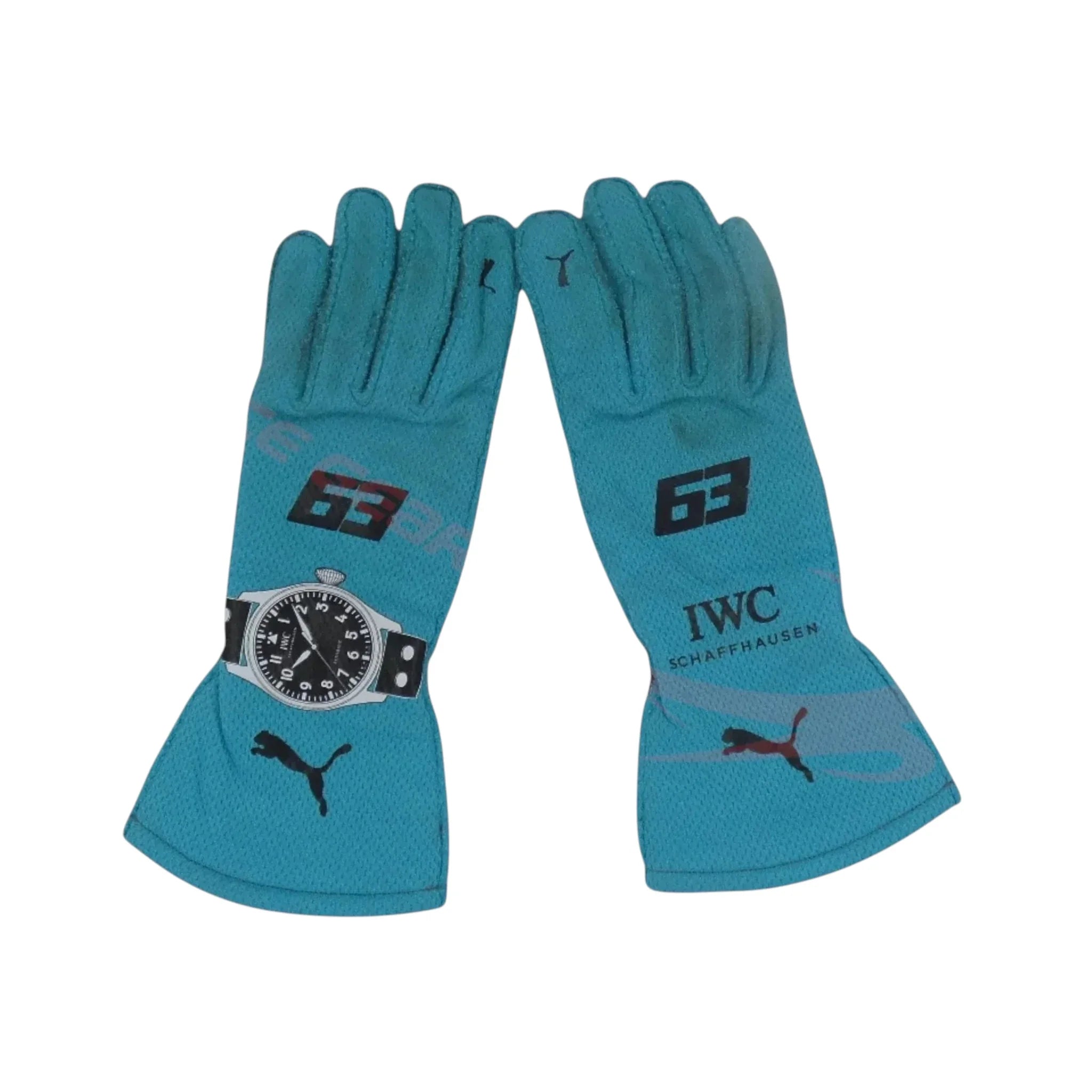 George Russell 2024 Mercedes-AMG Petronas F1 Racing Gloves