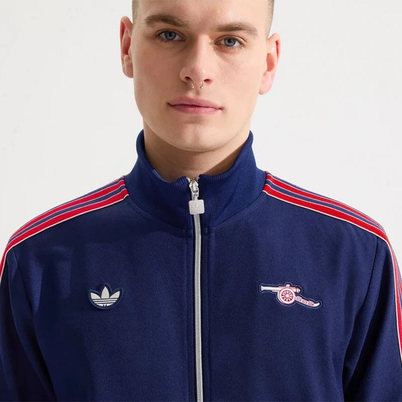 Arsenal Adidas Terrace Icons Track Jacket Jacket unisex detail view 4 | Dash Racegear — Arsenal Adidas Terrace Icons Track Jacket – Comfortable and Stylish Fan Gear