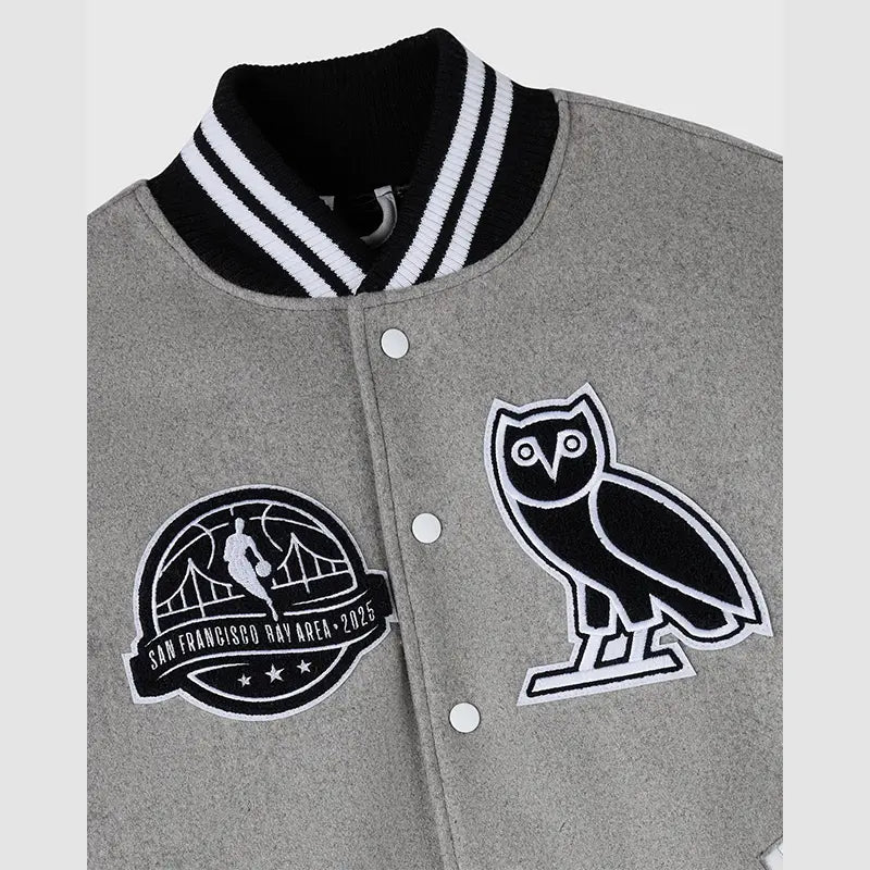 NBA All Star Varsity Jacket Varsity Jacket unisex detail view 3 | Dash Racegear — NBA Game Day Jacket – All Star Varsity Version
