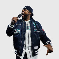 Richard Sherman Seattle Mariners Bomber Jacket Bomber Jacket unisex detail view 5 | Dash Racegear — Seattle Mariners navy bomber jacket inspired by Richard Sherman