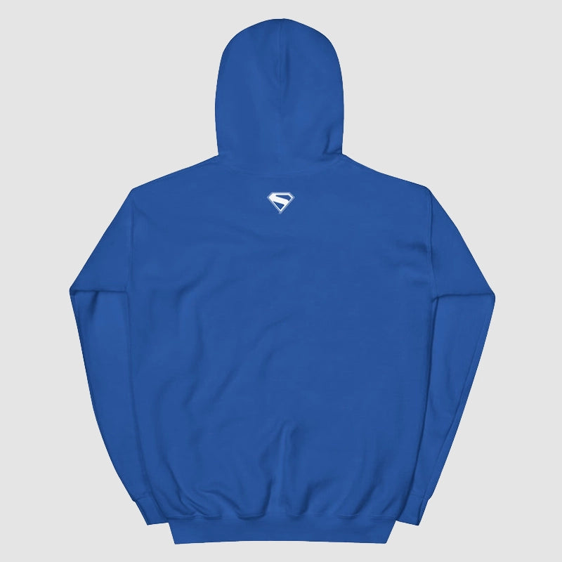 SUPERMAN 2025 Fortress of Solitude Hoodie Jacket unisex detail view 5 | Dash Racegear — Chill-toned hoodie from Superman’s 2025 Fortress of Solitude look