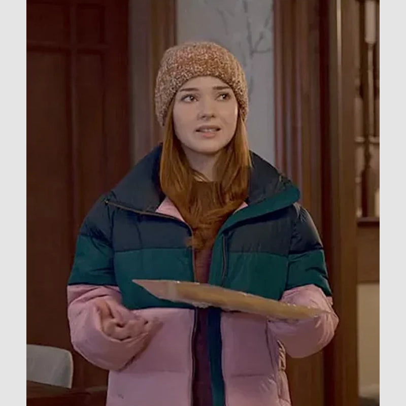 Ginny and Georgia S03 Abby Colorblock Puffer Jacket Puffer Jacket unisex detail view 3 | Dash Racegear — TV-inspired colorblock puffer from Ginny and Georgia series