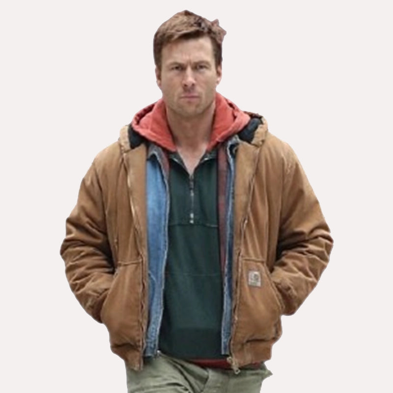 The Running Man Glen Powell Carhartt Jacket Jacket unisex detail view 4 | Dash Racegear — Glen Powell Outerwear – Carhartt Jacket from The Running Man Film