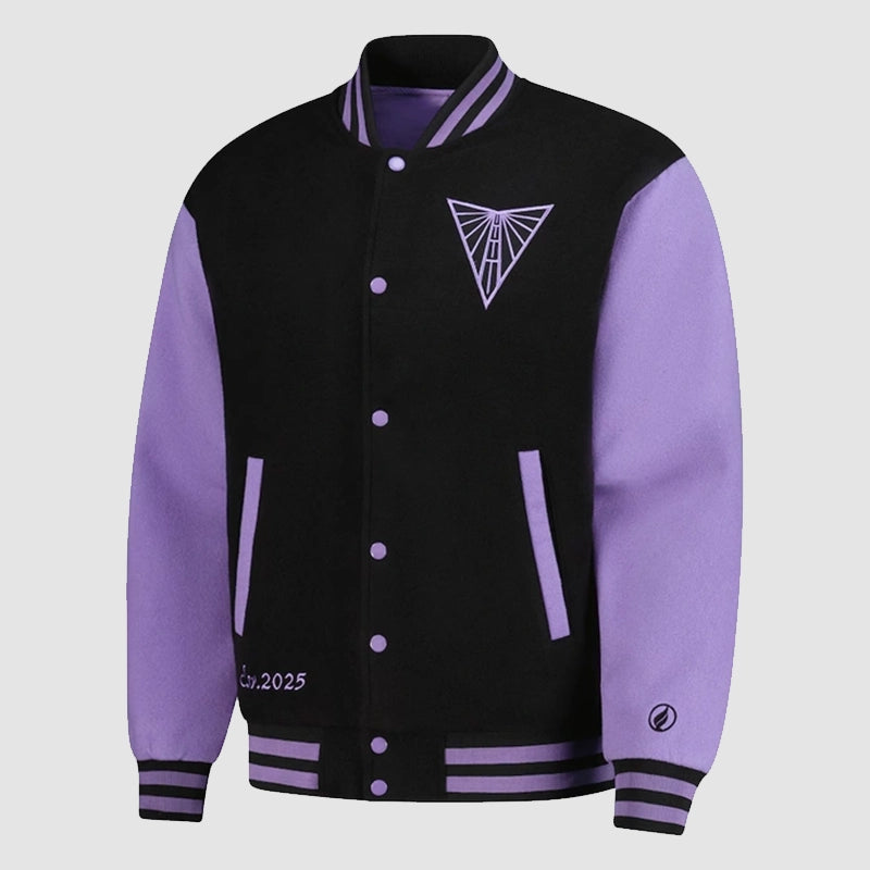 Golden State Valkyries FISLL Eclipse Varsity Jacket Varsity Jacket unisex detail view 2 | Dash Racegear — Retro Varsity Jacket – Golden State Valkyries FISLL Drop