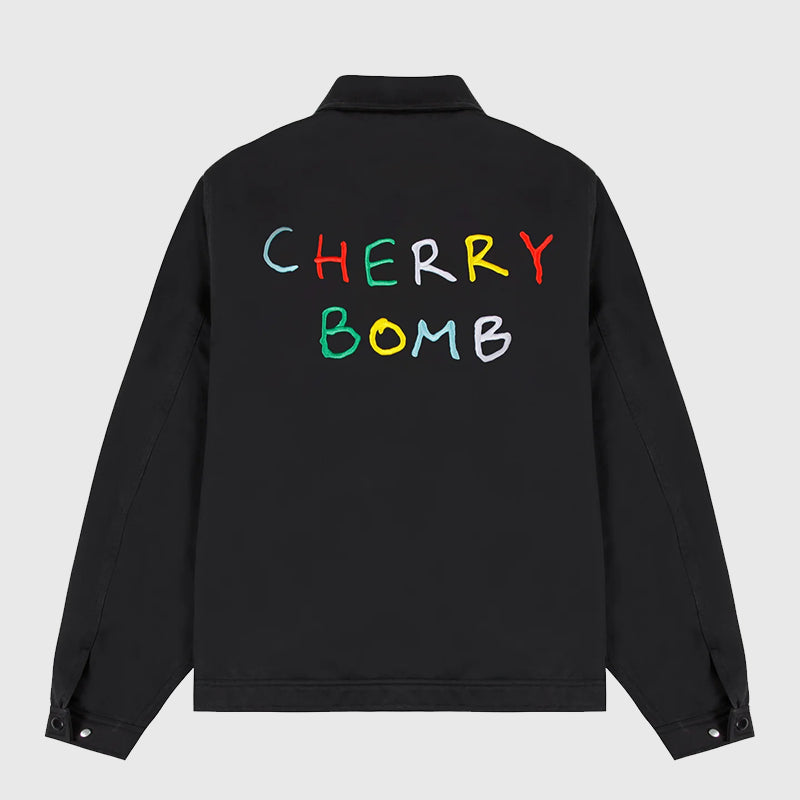 Golf Wang Cherry Bomb Jacket Jacket unisex detail view 5 | Dash Racegear — Golf Wang Designer Jacket With Cherry Bomb Logo