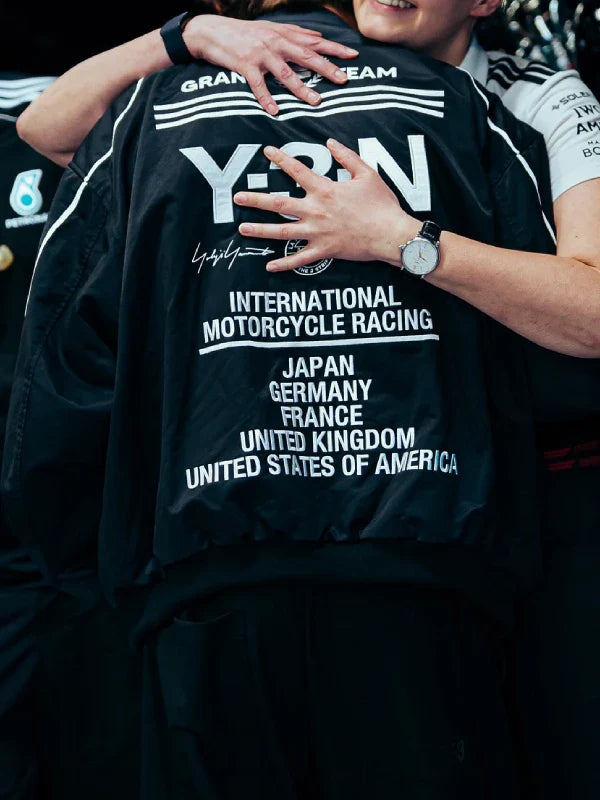 Yohji Yamamoto Y3-N Grand Prix Racing Jacket Jacket unisex detail view 4 | Dash Racegear — Yohji Yamamoto Grand Prix Racing Jacket – Luxury Motorsport Statement