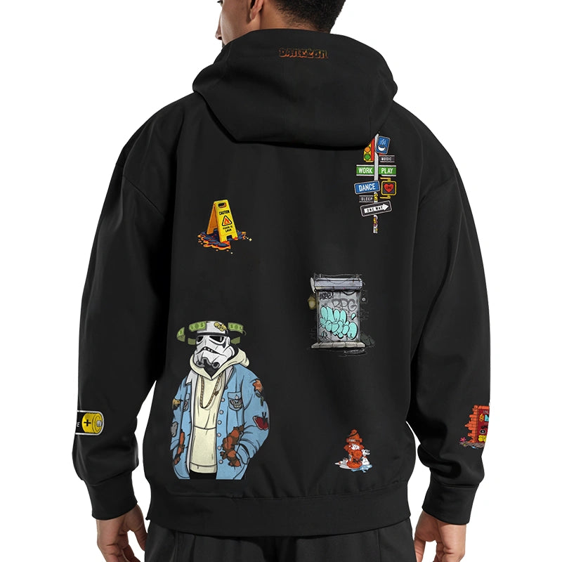 Dash Racegear Graphic Vibes Dope Stuff Hoodie Hoodie unisex front product view | Dash Racegear — Dope Stuff Hoodie – Modern Streetwear Aesthetic