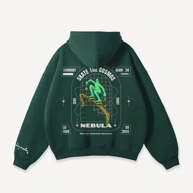 Dash Racegear Graphic Vibes Cosmic Hoodie Hoodie unisex detail view 2 | Dash Racegear — Dash Racegear Astronaut Hoodie – Futuristic Cosmic Appeal