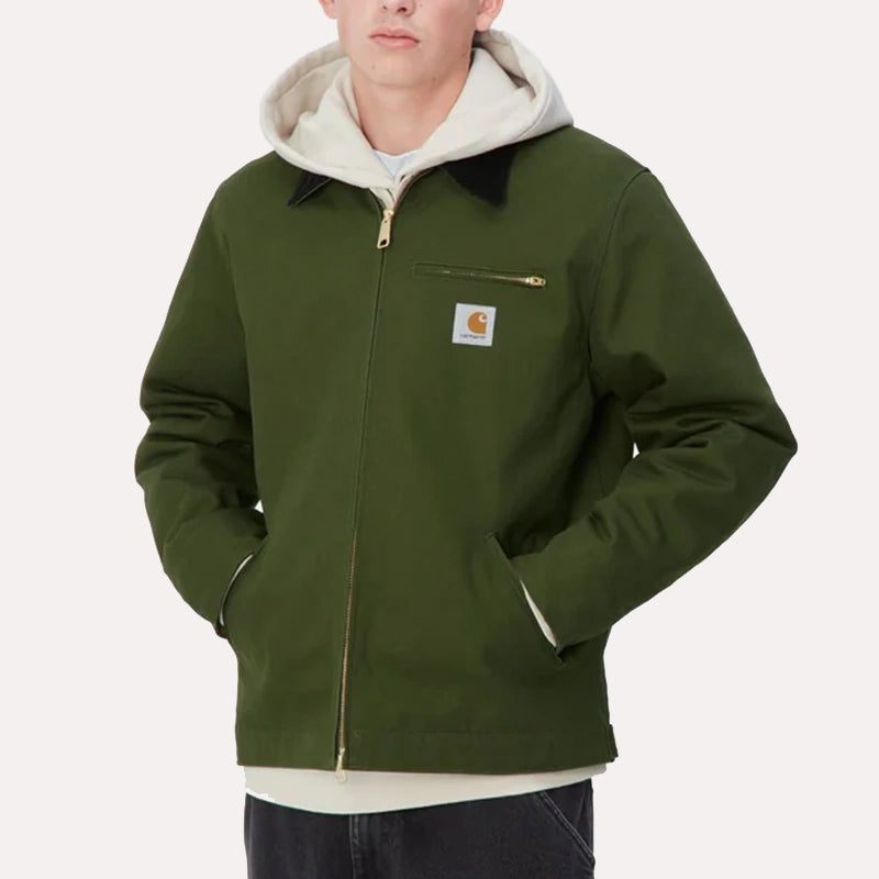 Mens Carhartt Green Jacket Jacket unisex front product view | Dash Racegear — men’s green winter jacket carhartt