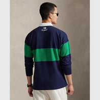 Ralph Lauren US Open Vintage Fit Rugby Shirt Shirt unisex detail view 3 | Dash Racegear — Navy and green Polo Ralph Lauren US Open 2025 Vintage Fit Rugby Shirt