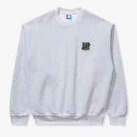Undefeated Stencil Crewneck Fashion Apparel unisex front product view | Dash Racegear — Undefeated Stencil Crewneck – Streetwear Essential