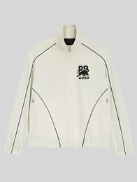 HUGO x RB Bull Track Jacket Jacket unisex detail view 2 | Dash Racegear — Hugo x Red Bull 2026 bull motif jacket, zip-up track style for fans of racing and modern street fashion.