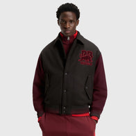 Isack Hadjar HUGO x RB Varsity Jacket Varsity Jacket unisex detail view 3 | Dash Racegear — Exclusive Isack Hadjar HUGO x RB varsity team jacket