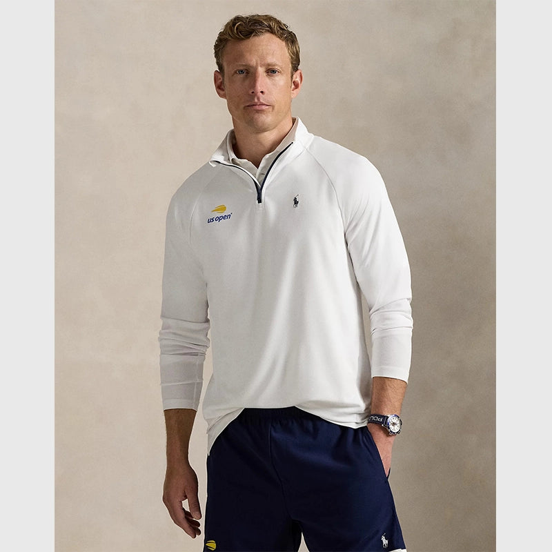 Ralph Lauren US Open Performance Sweatshirt Sweatshirt unisex detail view 3 | Dash Racegear — US Open 20th Anniversary sweatshirt by Polo Ralph Lauren, performance fleece style.
