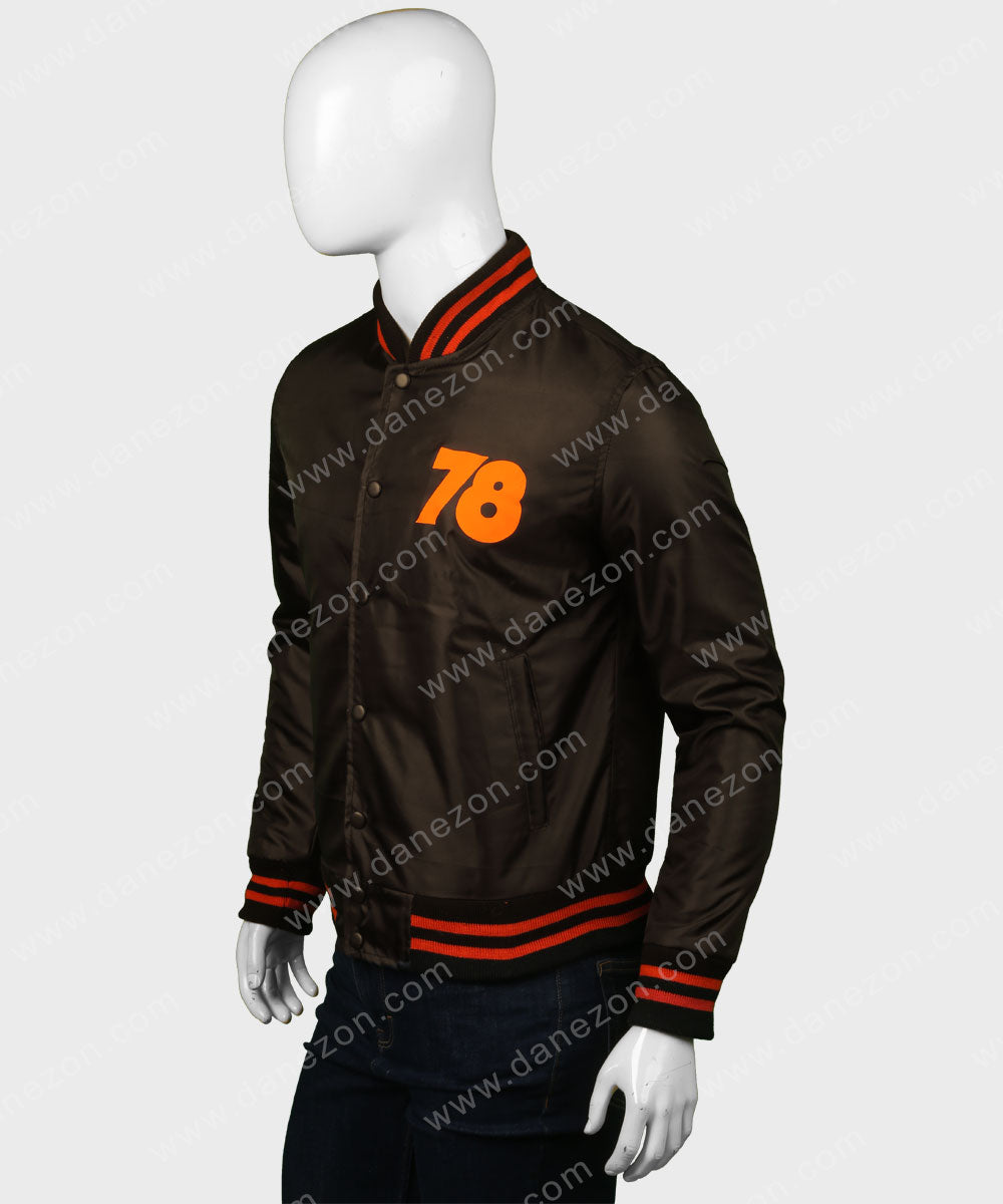 Halloween Nylon Bomber Jacket Bomber Jacket unisex detail view 4 | Dash Racegear — 78 Bomber Jacket
