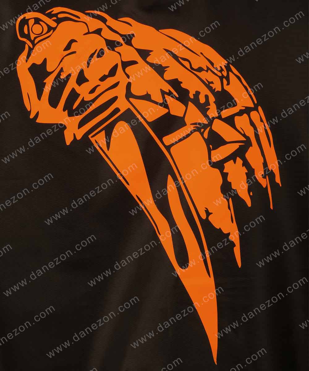 Halloween Nylon Bomber Jacket Bomber Jacket unisex detail view 2 | Dash Racegear — Halloween Nylon Jacket