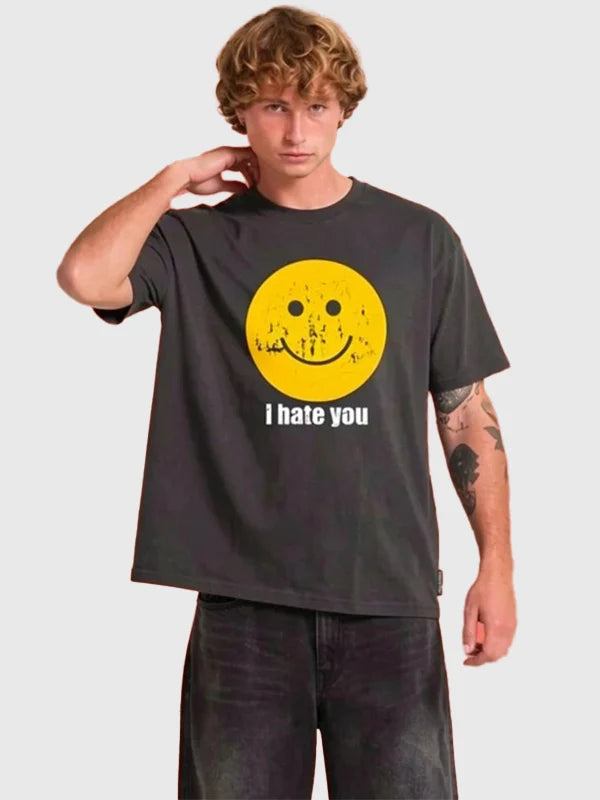 Harry Styles I Hate You T-Shirt Shirt unisex detail view 3 | Dash Racegear — SNL 51 Harry Styles I Hate You black tee with statement print, great for fans of iconic comedy moments.