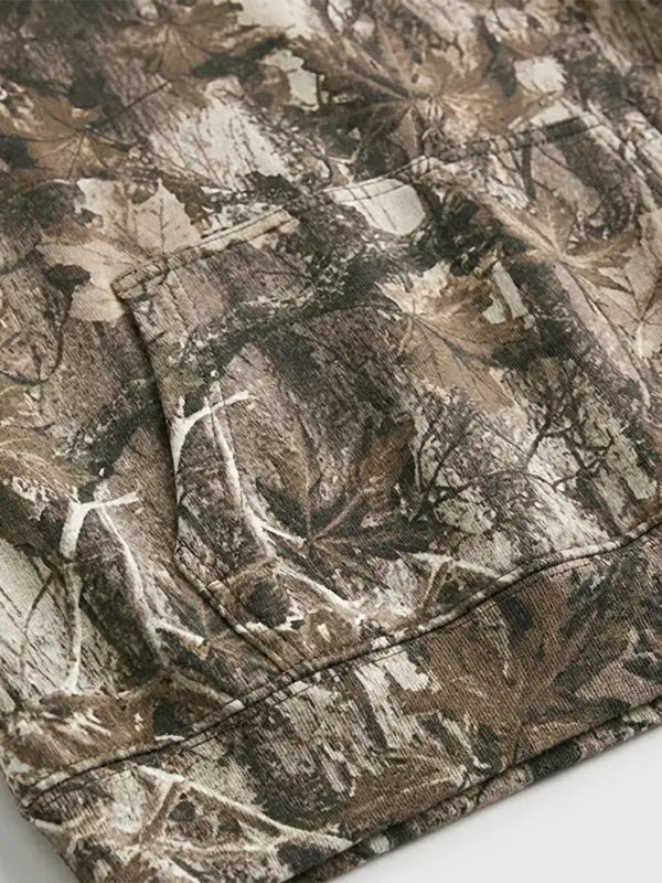 Hollister Camo Hoodie Hoodie unisex detail view 4 | Dash Racegear — Unisex Hollister Camo Grey Pullover Hoodie, boxy fit with soft fleece for weekend errands or cozy indoor wear.