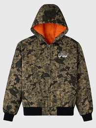 OVO Friday The 13th Camo Active Jacket Jacket unisex detail view 2 | Dash Racegear — Friday The 13th OVO jacket mixing camo and streetwear design