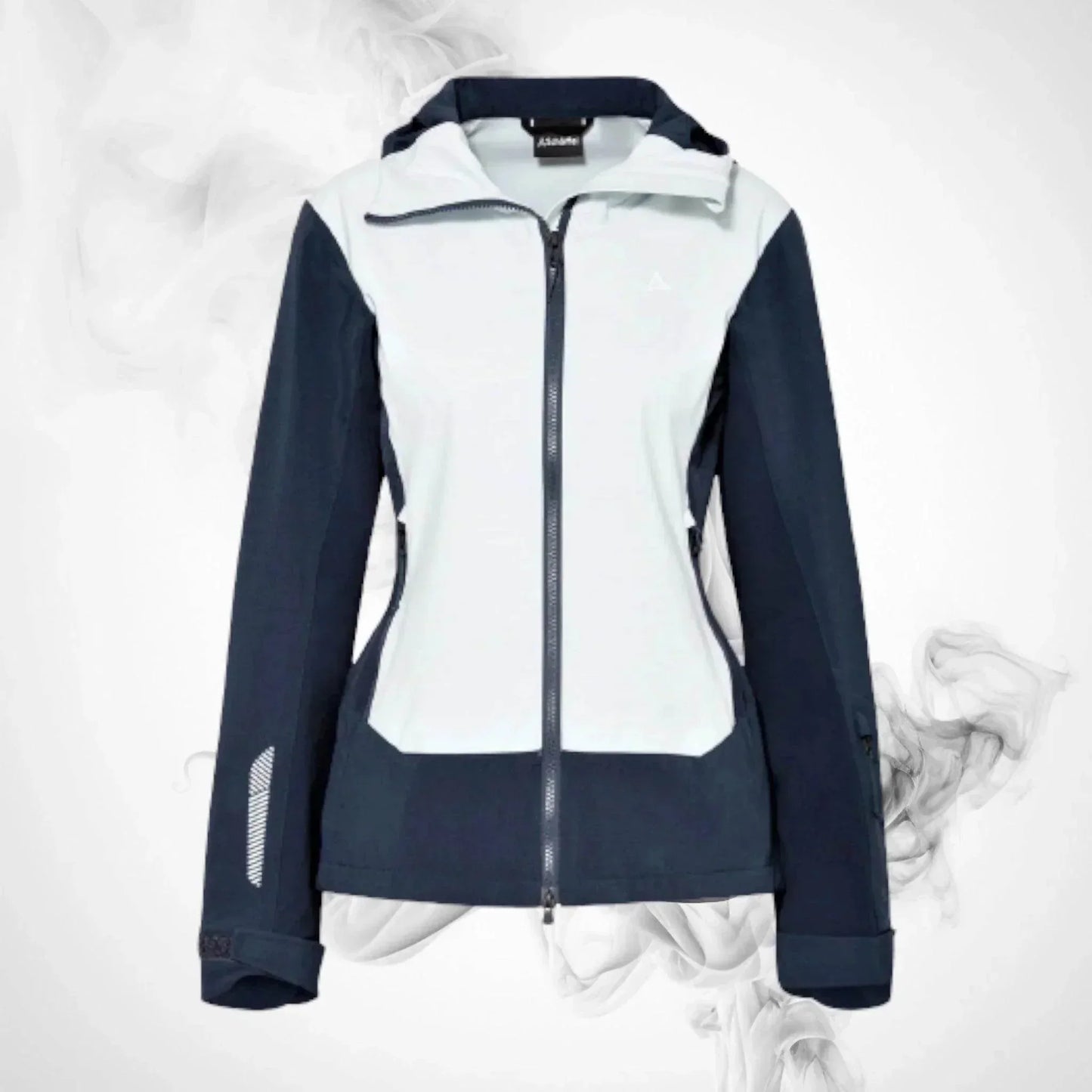 Ski Hoodie SCHOFFEL Softshell Jacket Miara L Navy/Light Blue - 2021/22 | Dash Racegear