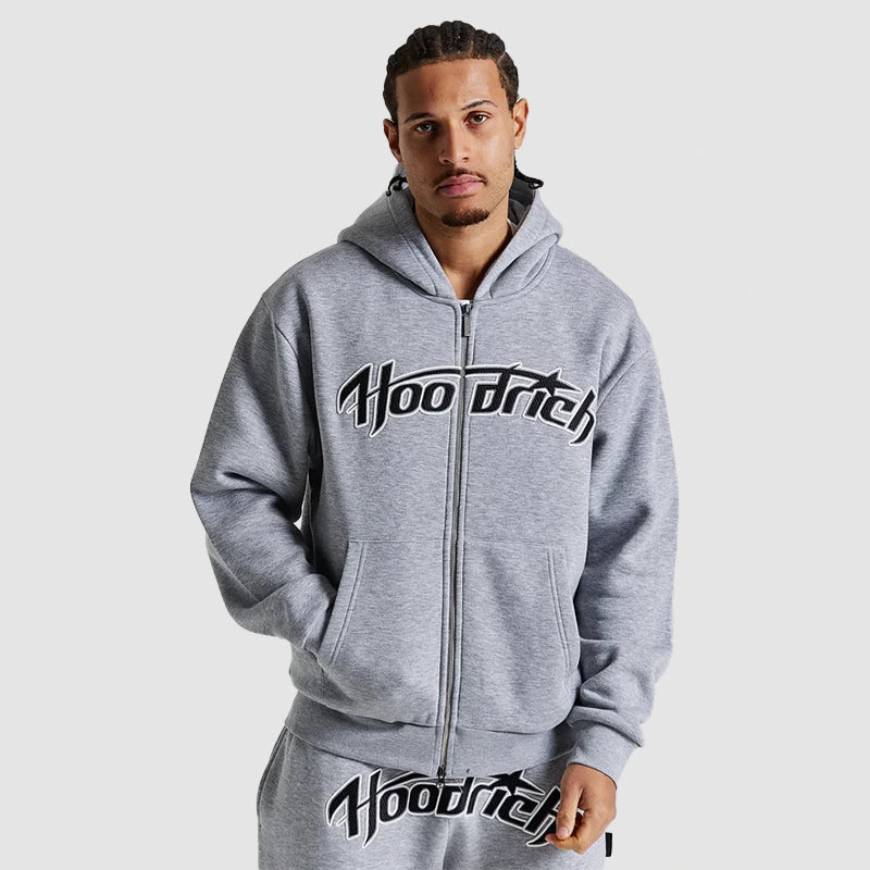 Hoodrich Galaxy Oversized Hoodie Hoodie unisex front product view | Dash Racegear — Hoodrich Galaxy Streetwear Hoodie – Oversized and Bold Look